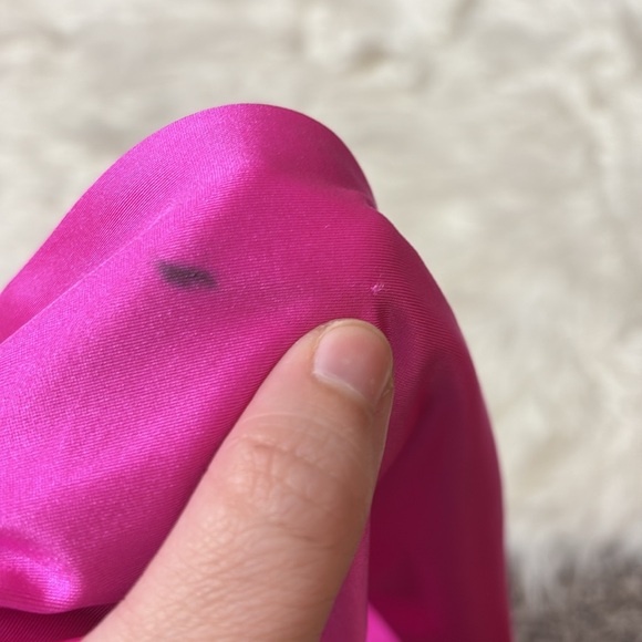 NWOT Flawed VYB Pink Shiny Butter Up High Waist XS Swim Bottoms - Picture 9 of 10